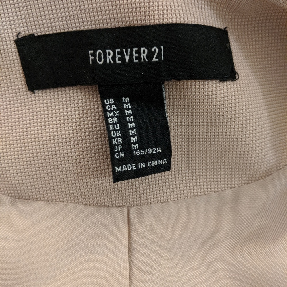 NWOT Forever 21 - Cream Jacket - Picture 2 of 5